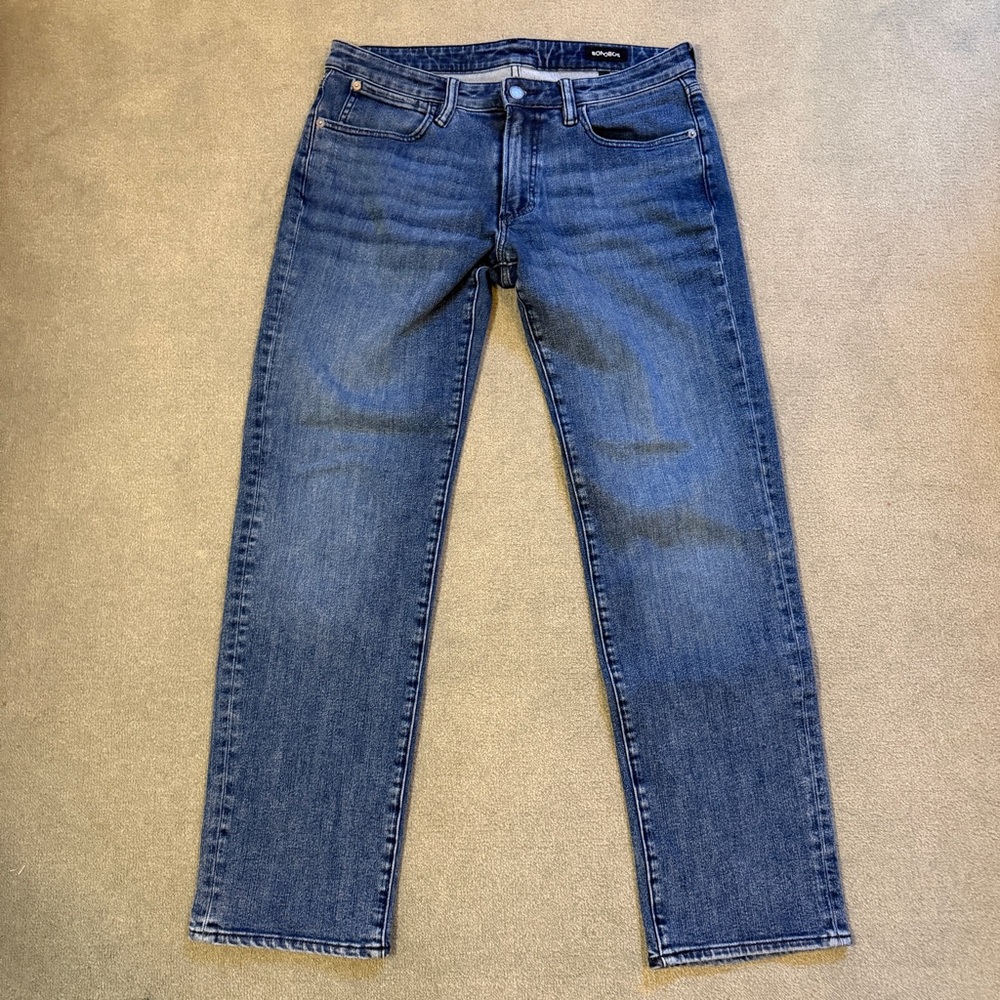 Bonobos Premium 4-Way Stretch Straight Leg Jeans Men’s 31x32 Dark Wash
